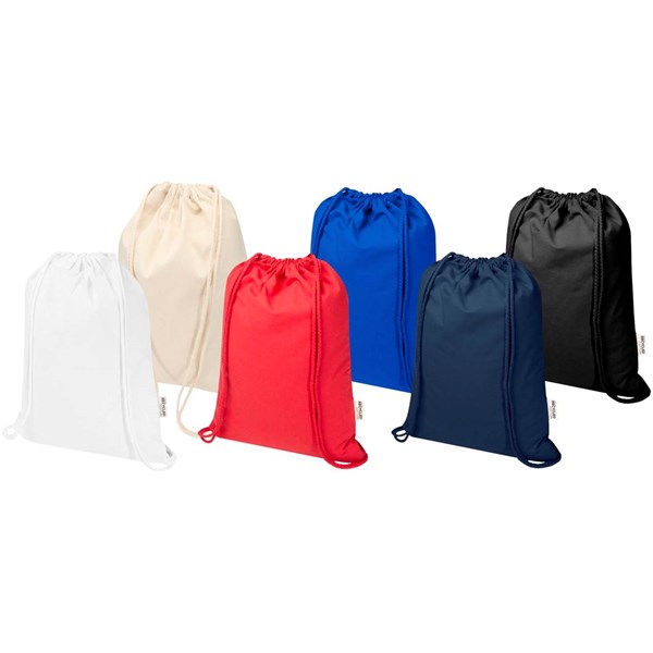 Obrázky: Stahovací batoh 180 g/m² z rec. GRS, přírodní, Obrázek 7