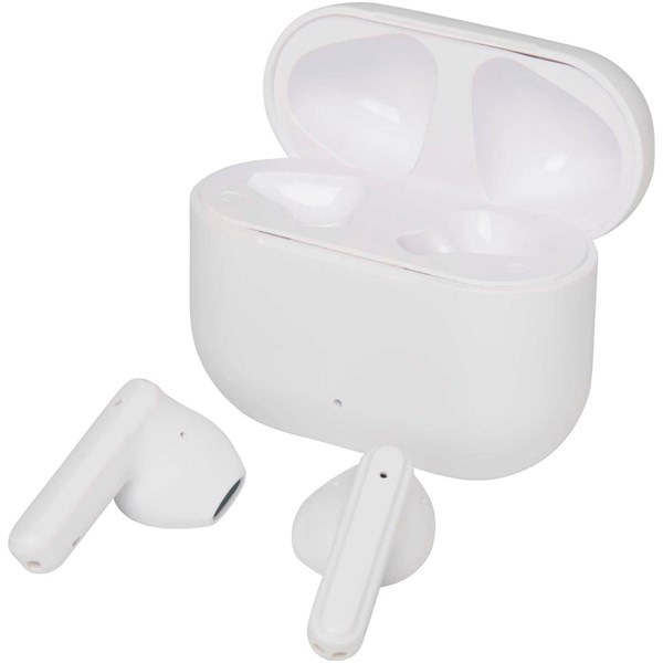 Obrázky: Bílá bezdrátová sluchátka True Wireless Bluetooth®, Obrázek 4