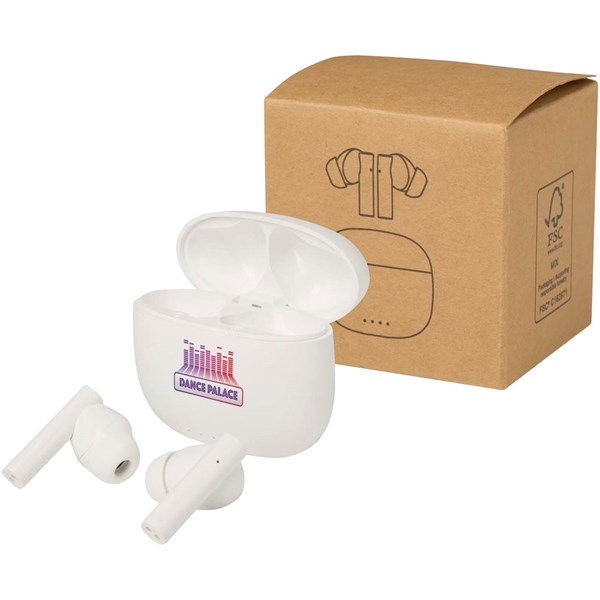 Obrázky: Bílá sluchátka True Wireless Bluetooth®, sil.špunty, Obrázek 3