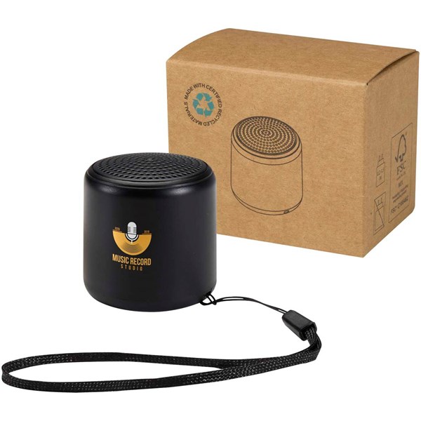 Obrázky: Černý 3W bezdrát. Bluetooth® reproduktor z rec. ABS, Obrázek 7