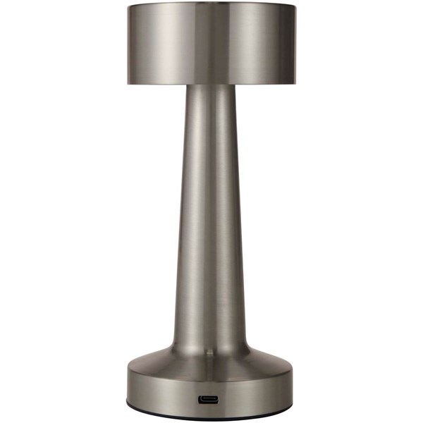 Obrázky: Dobíjecí stmív. lampa 3 režimy svícení, stříbrná, Obrázek 2