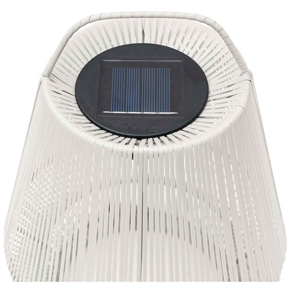 Obrázky: Solární lampa se stínítkem z rec. mat., světle šedé, Obrázek 2