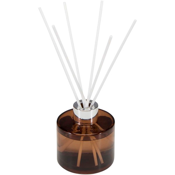 Obrázky: Hnědý skleněný difuzér 100ml s vonnými tyčinkami