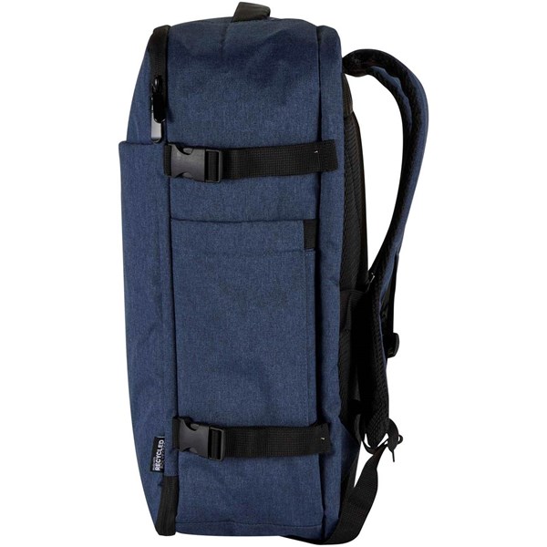 Obrázky: Modrý batoh na notebook/ zavazadlo 25L z rec. GRS, Obrázek 11