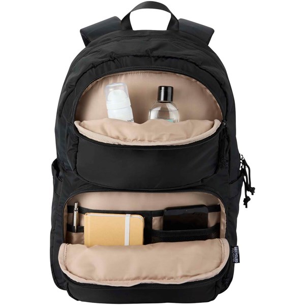 Obrázky: Černý batoh na notebook 15,6″ z rec.GRS, 18L, Obrázek 7