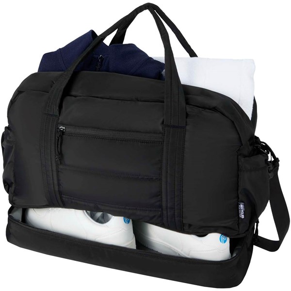 Obrázky: Černá sport.taška z rec.GRS s izolovaným dnem, 30L, Obrázek 6