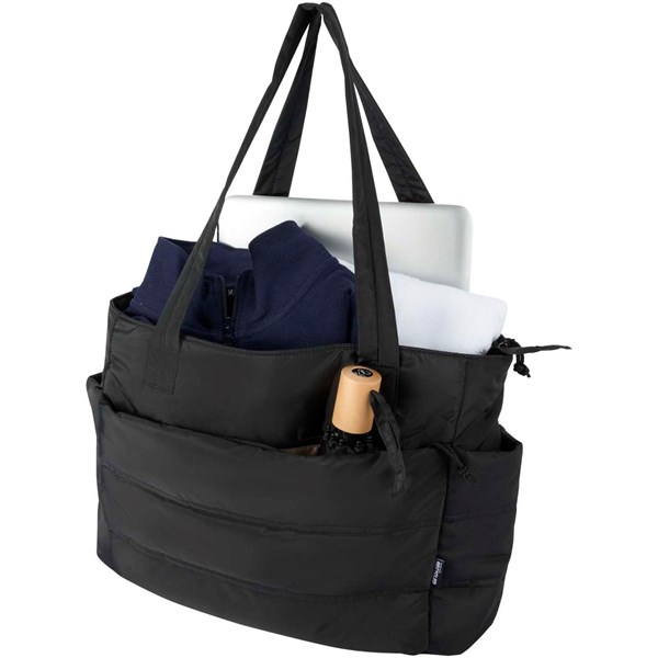 Obrázky: Černá taška na notebook 15,6″ z rec.GRS, 18L, Obrázek 5