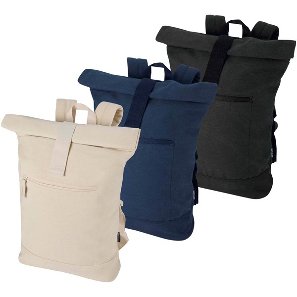 Obrázky: Černý rolovací batoh 16L na notebook 14″, Obrázek 8