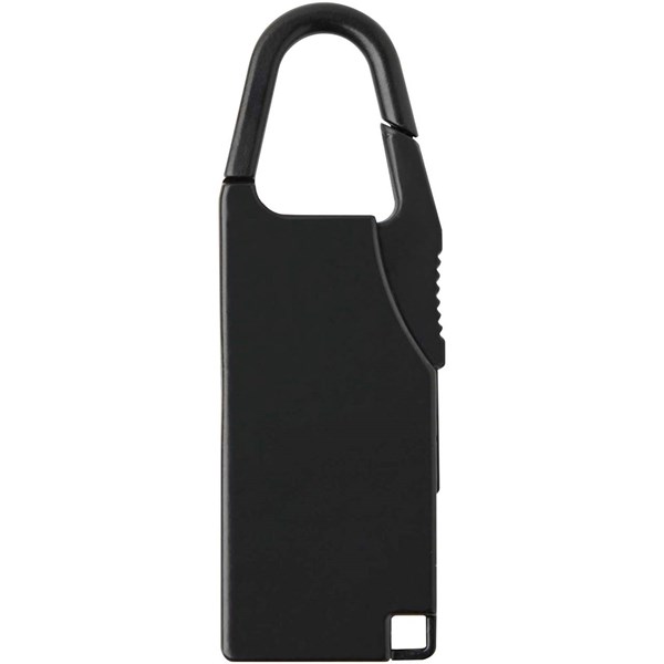 Obrázky: Kovový zámek na zavazadlo, černý, Obrázek 2