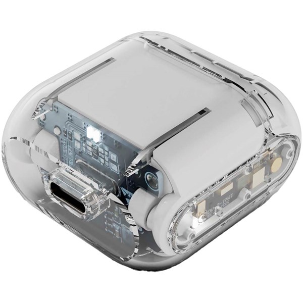 Obrázky: Prixton TWS162 sluchátka s technologií ENC, bílé, Obrázek 2