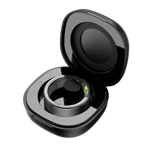 Obrázky: Černý chytrý prsten Prixton Orbyt, vel. 9(19,1 mm)