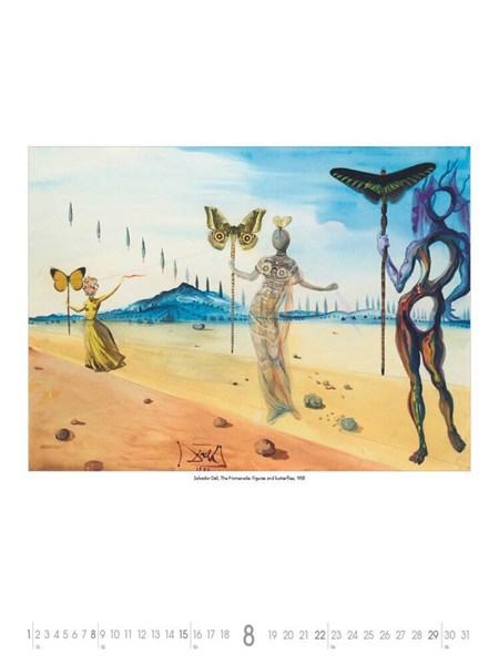 Obrázky: SALVADOR DALÍ, nástěnný kalendář 420x560 mm, Obrázek 12