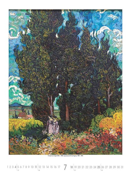 Obrázky: IMPRESSIONISTS, nástěnný kalendář 420x560 mm, Obrázek 11
