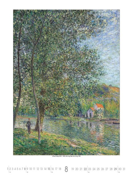 Obrázky: IMPRESSIONISTS, nástěnný kalendář 420x560 mm, Obrázek 12