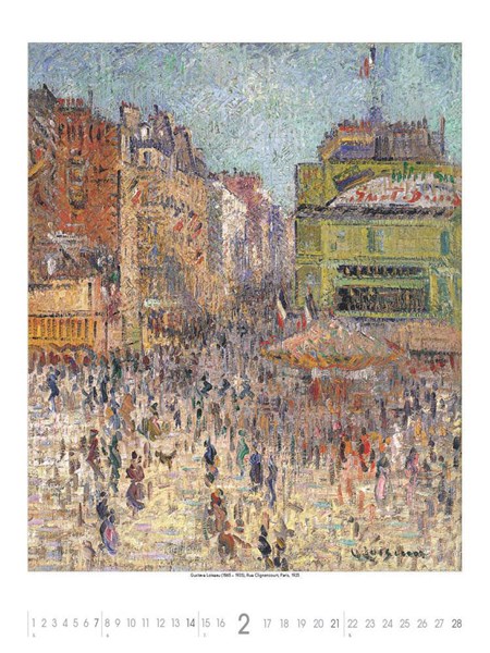 Obrázky: IMPRESSIONISTS, nástěnný kalendář 420x560 mm, Obrázek 6