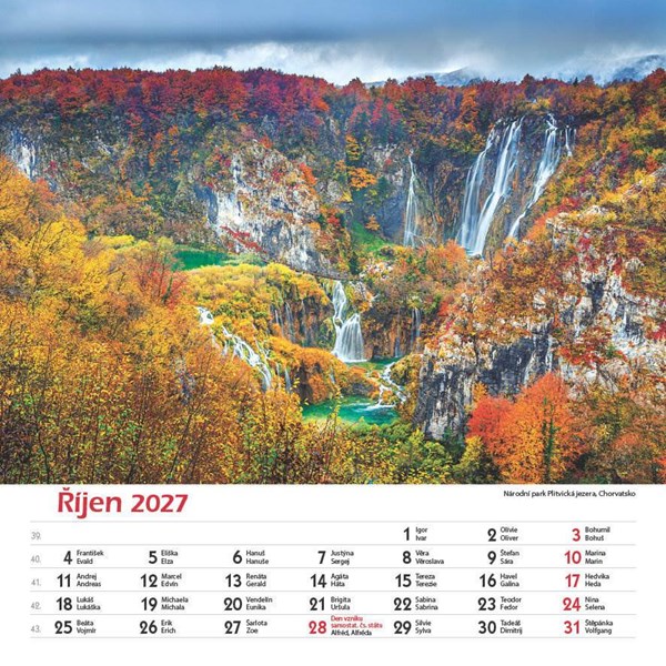 Obrázky: SVĚT TICHA, nástěnný kalendář 330x330 mm, Obrázek 3