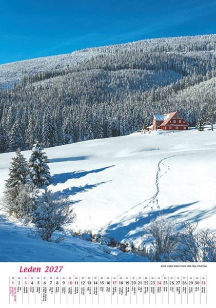 Obrázky: ČECHY A MORAVA, nástěnný kalendář 340x485 mm, Obrázek 2