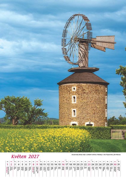 Obrázky: ČECHY A MORAVA, nástěnný kalendář 340x485 mm, Obrázek 9