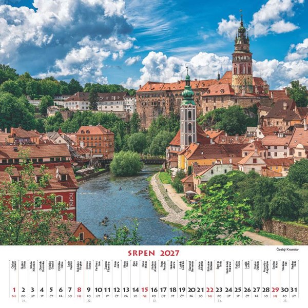 Obrázky: ČESKÉ PAMÁTKY, nástěnný kalendář 330x330 mm, Obrázek 12