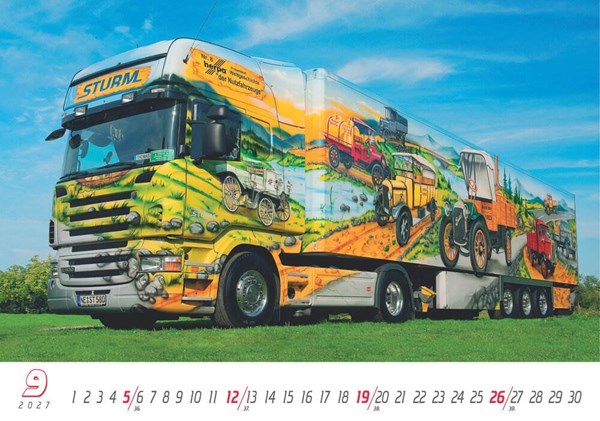Obrázky: TRUCKS, nástěnný kalendář 485x340 mm, Obrázek 13