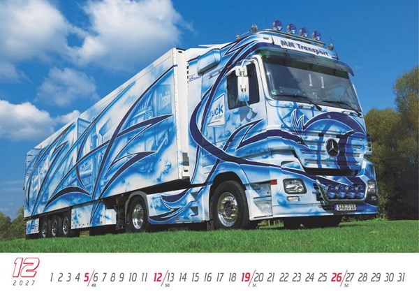 Obrázky: TRUCKS, nástěnný kalendář 485x340 mm, Obrázek 5