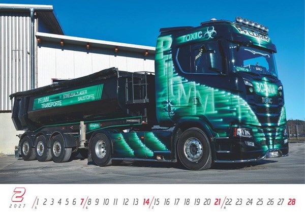 Obrázky: TRUCKS, nástěnný kalendář 485x340 mm, Obrázek 6