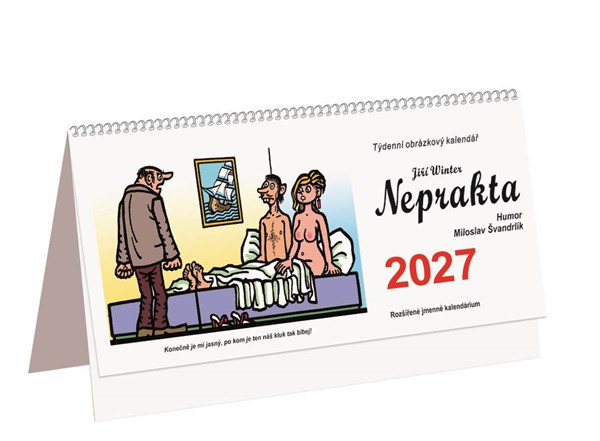 Obrázky: Stolní týdenní kalendář NEPRAKTA - ŠVANDRLÍK