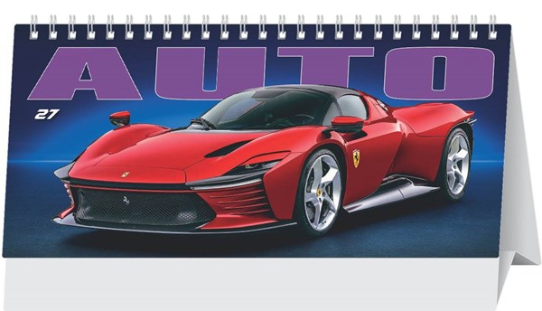 Obrázky: AUTOKALENDÁR,stolový kalendár, 297x138 mm