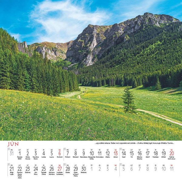 Obrázky: TATRY, nástenný kalendár 330x330 mm, Obrázek 10