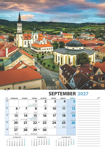 Obrázky: SLOVENSKO Z VÝŠKY, nástenný kalendár 340x485 mm, Obrázek 13