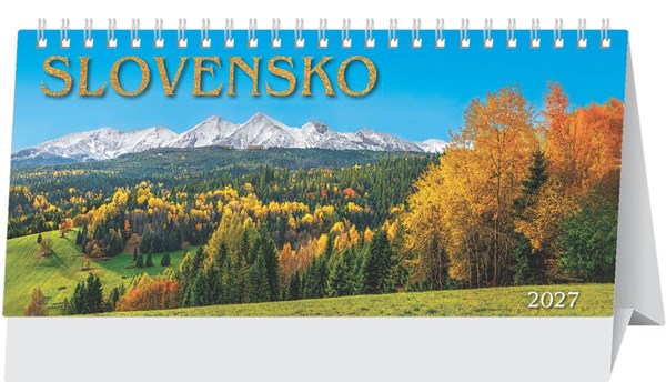 Obrázky: SLOVENSKO I., stolový stĺpcový kalendár,297x138