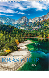 Obrázky: KRÁSY HOR, nástěnný kalendář 340x485 mm