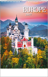 Obrázky: EUROPE, nástěnný kalendář 340x485 mm