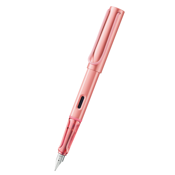 Obrázky: LAMY Al-star flamingo, plnicí pero, hrot F