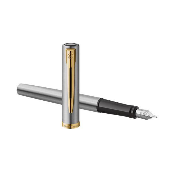 Obrázky: WATERMAN Impression Stainless Steel GT, pl. pero, F, Obrázek 3