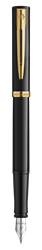 Obrázky: WATERMAN Impression Black GT, plnicí pero, hrot F