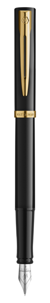 Obrázky: WATERMAN Impression Black GT, plnicí pero, hrot F