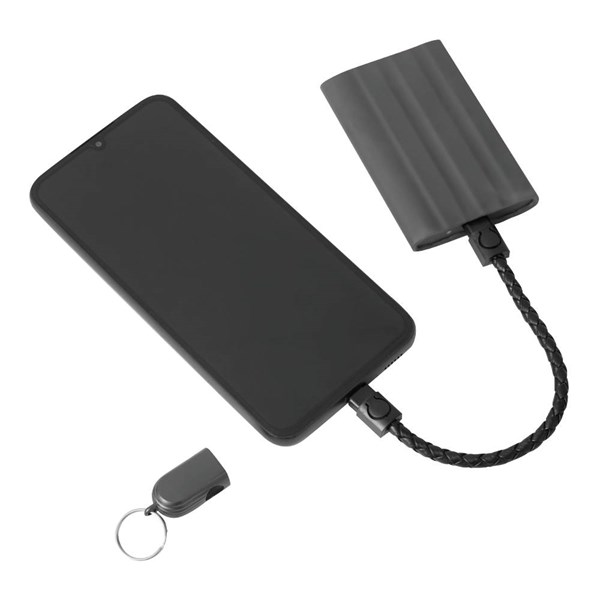 Obrázky: Kovová klíčenka s rychlonabíjecím 60W USB-C kabelem, Obrázek 8