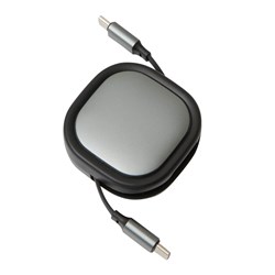 Obrázky: Samonavíjecí 60W nabíjecí/ datový kabel USB-C