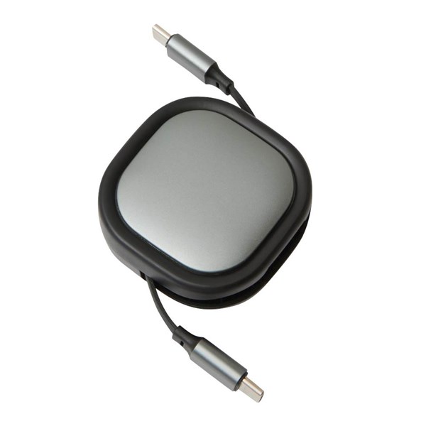 Obrázky: Samonavíjecí 60W nabíjecí/ datový kabel USB-C