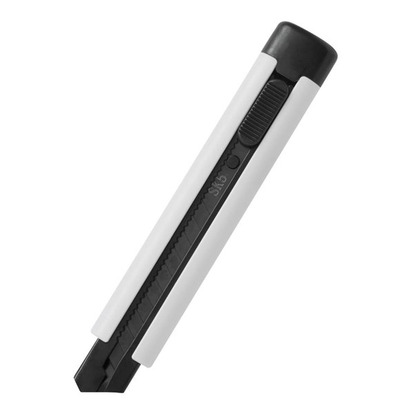 Obrázky: Odlamovací nůž 18 mm v plast. pouzdru, bílý