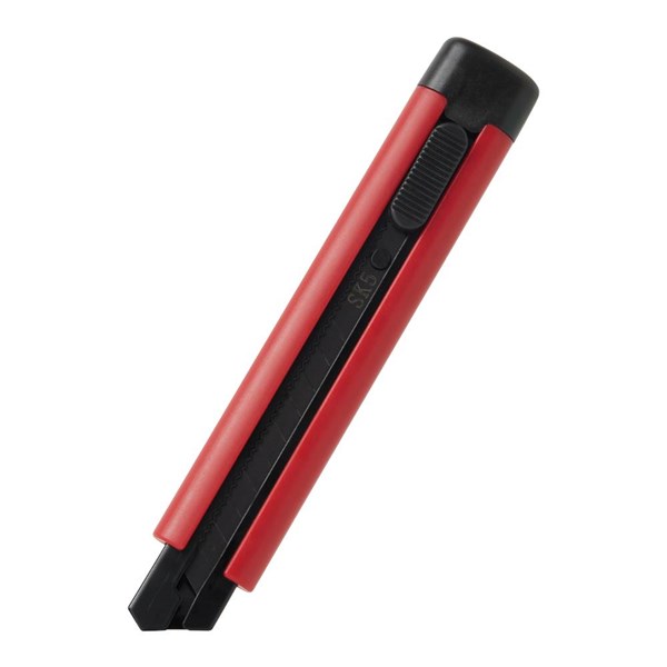 Obrázky: Odlamovací nůž 18 mm v plast. pouzdru, červený