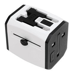 Obrázky: Cest.adaptér se 3 nab.porty (2xUSB A, 1xUSB C) 2,4A
