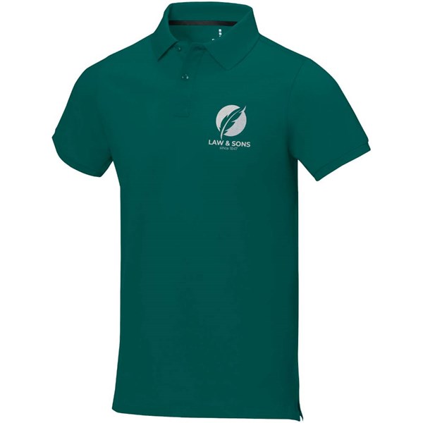 Obrázky: Polokošile Calgary 200g smrkově zelená, XXL, Obrázek 7