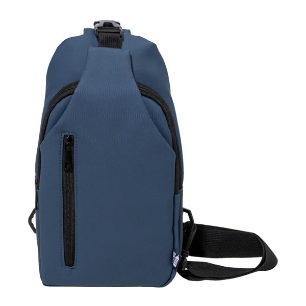Obrázky: Nepromokavá crossbody RPET taška, modrá, Obrázek 2