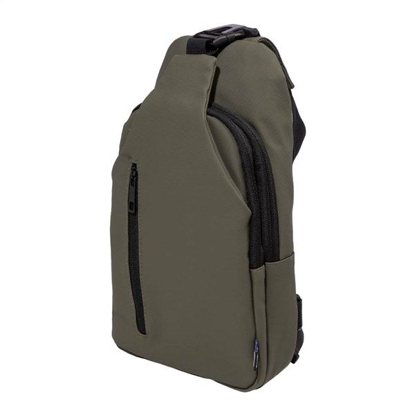 Obrázky: Nepromokavá crossbody RPET taška, zelená