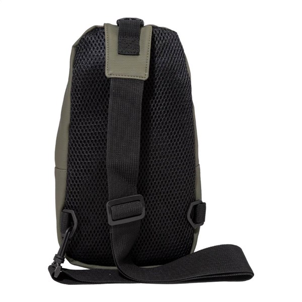 Obrázky: Nepromokavá crossbody RPET taška, zelená, Obrázek 4