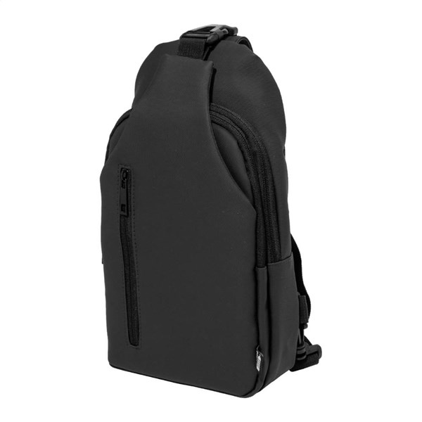 Obrázky: Nepromokavá crossbody RPET taška, černá