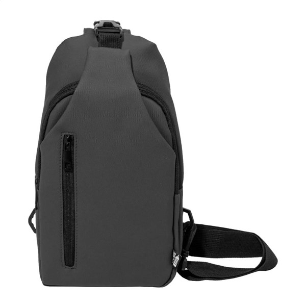 Obrázky: Nepromokavá crossbody RPET taška, šedá, Obrázek 2