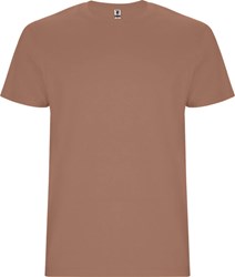 Obrázky: moka hnědé unisex triko Stafford 190, XXXL